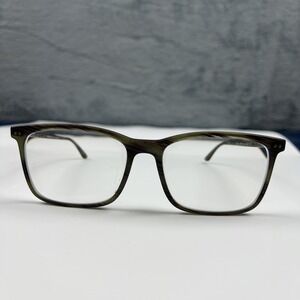GIORGIO ARMANI AR 7122 5587 Matte Striped Olive Green Eyeglasses Frames Italy